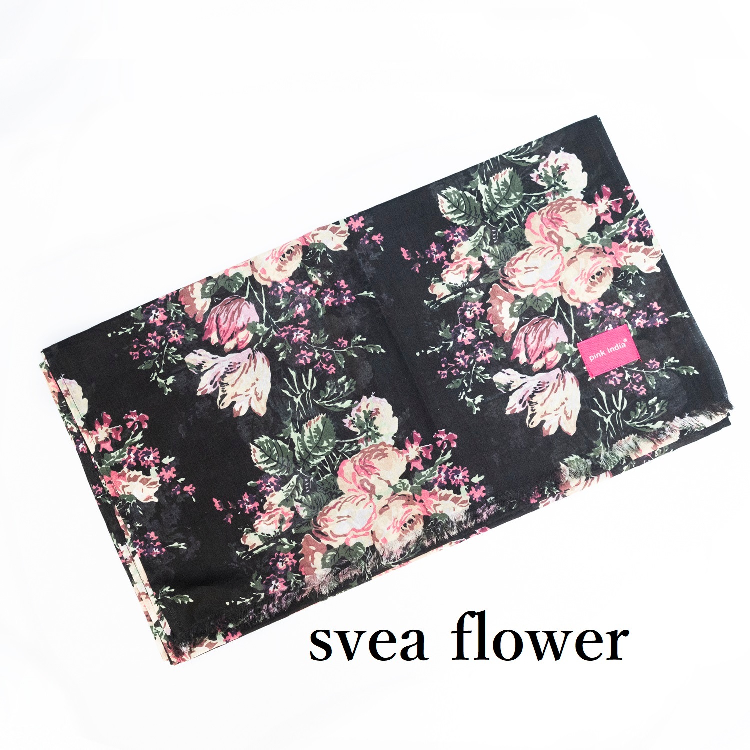 ストール／pink india