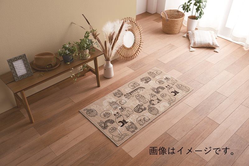 スケッチキッチンマット（120xm×60cm）/LISA LARSON