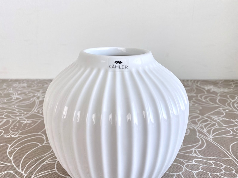ハンマースホイベース　ホワイト　（H13cm）／KÄHLER