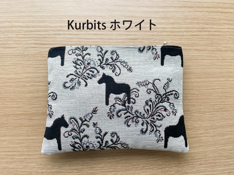 【当店オリジナル】ダーラナホース柄フラットポーチ /Arviddsons