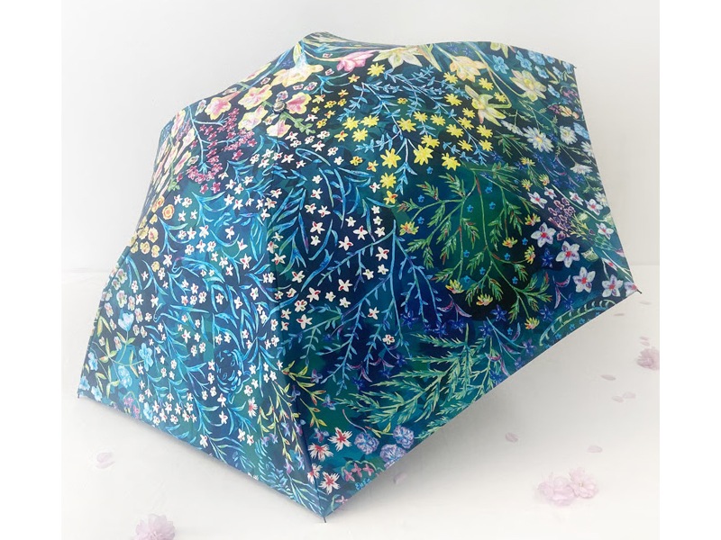 【somewhere】折り畳み日傘（晴雨兼用）／mumea