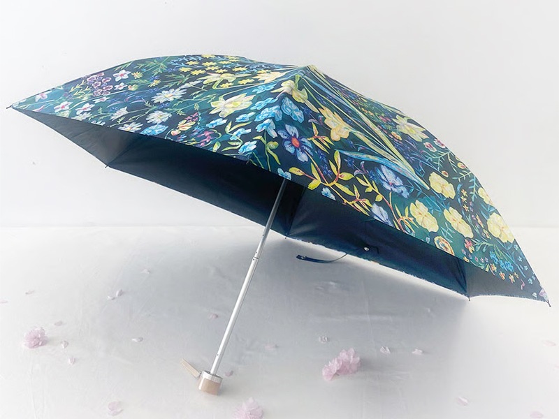 【somewhere】折り畳み日傘（晴雨兼用）／mumea