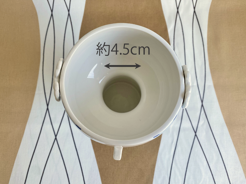 エヴァ　フラワーベース　ライトブルー