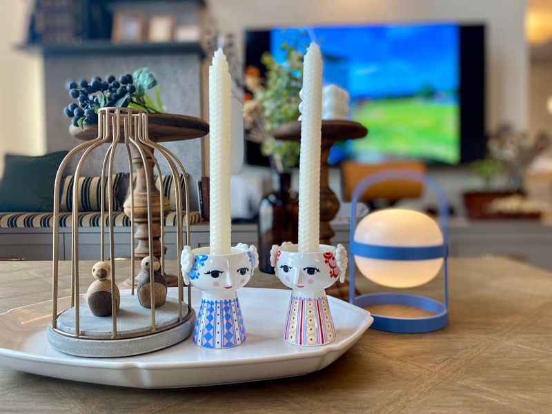 エヴァ　キャンドルホルダー　ラベンダー