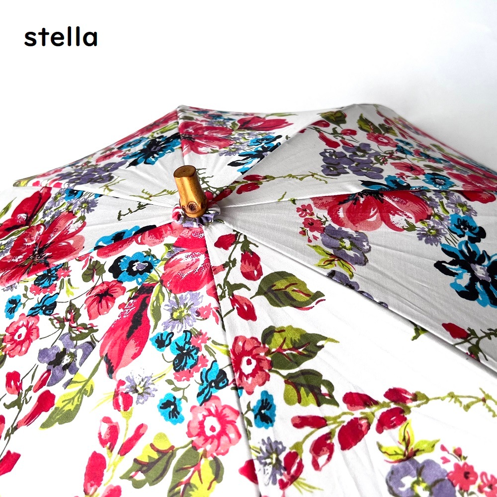 折り畳み日傘（晴雨兼用）持ち手輪/pink india