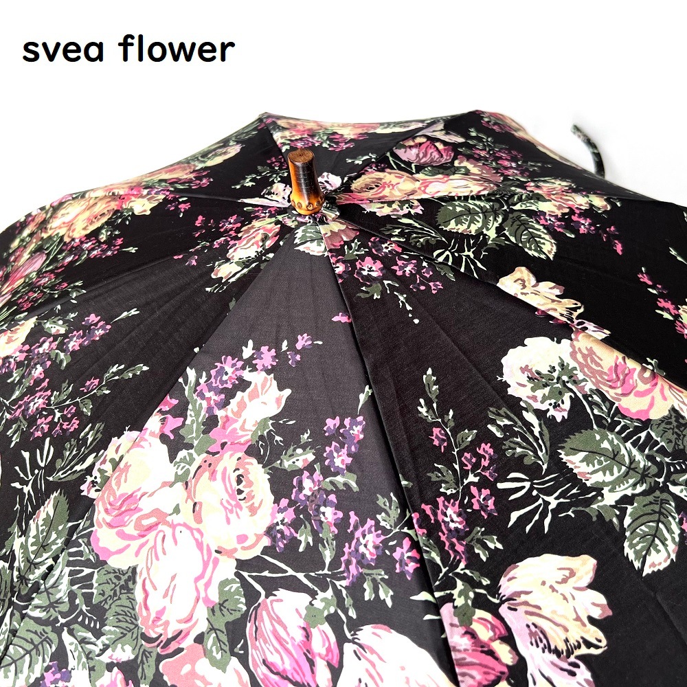 折り畳み日傘（晴雨兼用）持ち手輪/pink india