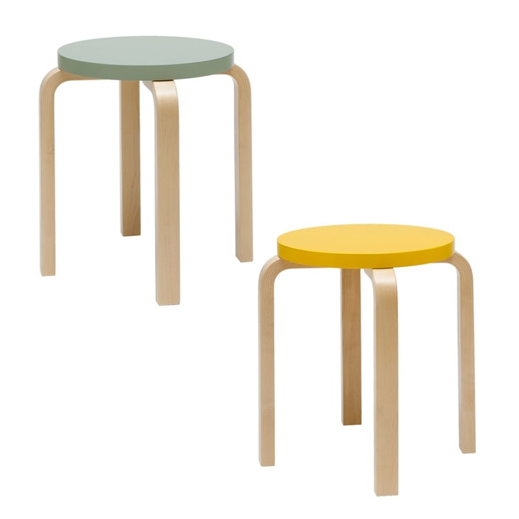 Stool 60 リノリウム 無着色 | Artek (アルテック)