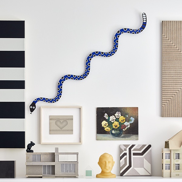 Metal Wall Relief Magic Snake