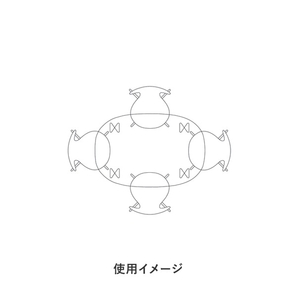 B611Super-Elliptical table