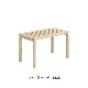 153A��B��BENCH ��Slatted Top��