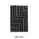 VIBEKE KLINT RUG VK-1��BLACK/WHITE��