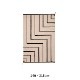 VIBEKE KLINT RUG VK-1��WHITE/BLACK��