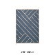 VIBEKE KLINT RUG VK-2��BLUE/WHITE��