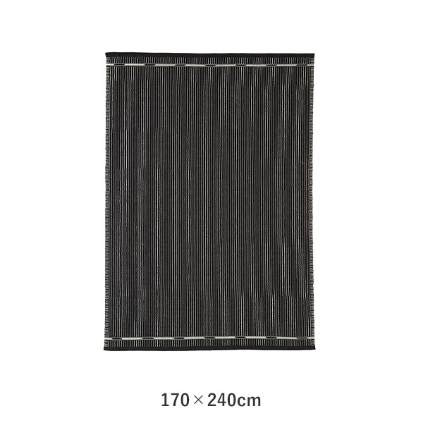 VIBEKE KLINT RUG VK-3��BLACK/WHITE��
