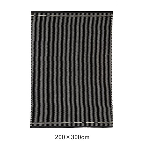 VIBEKE KLINT RUG VK-3��BLACK/WHITE��