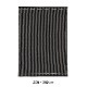VIBEKE KLINT RUG VK-3��BLACK/WHITE��