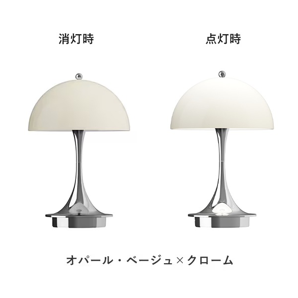 Panthella 160 Portable Opal��Chrome��V3���͡�
