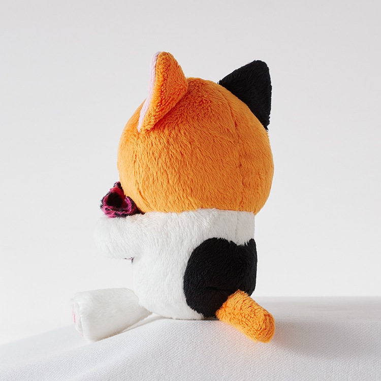 <寄附金付>ホテル公式マスコット アメちゃんねこ ハチワレ&三毛 ペアセット