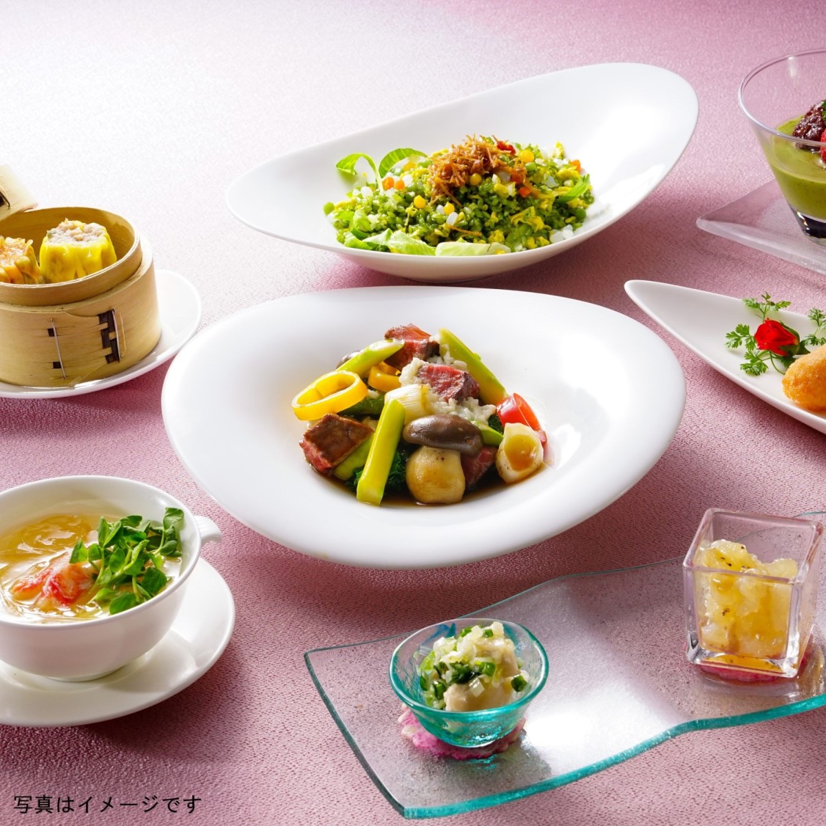 ＜父の日限定★泉州タオルハンカチプレゼント付＞ホテル日航大阪  お食事券  【ペア スペシャルランチコース】
