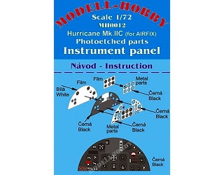MODELL-HOBBY MH0012 ハリケーンMk.IIC 計器盤|飛行機用パーツ|飛行機