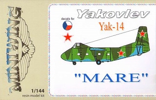 041 Yak-14 MARE|大戦後の飛行機モデル|飛行機