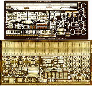 4005 独海軍 キング ジョージV世級戦艦用エッチングパーツ|艦船用パーツ|艦船