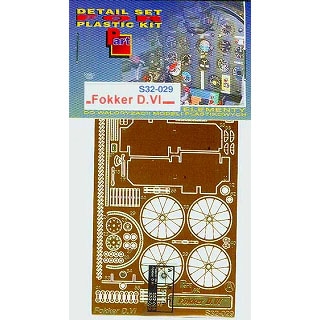 S32029 フォッカー D.VI|飛行機用パーツ|飛行機