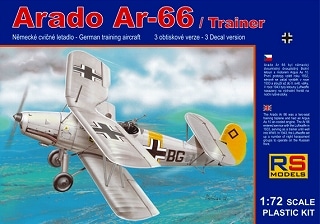 92059 アラド Ar66 ドイツ空軍練習機|第二次大戦の飛行機モデル|飛行機