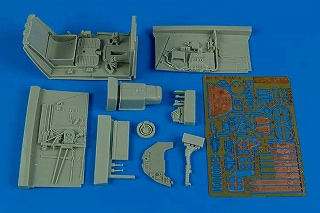 2141 メッサーシュミット Bf109F-2/F-4 コクピットセット|飛行機用パーツ|飛行機