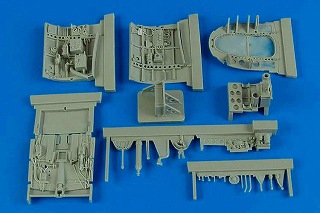 2159 三菱 A6M2 零式艦上戦闘機 二一型 コクピットセット|飛行機用パーツ|飛行機
