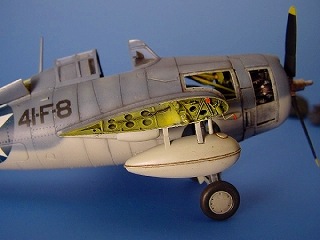 4053 F4F-4 ワイルドキャット ウィングフォールドセット|飛行機用パーツ|飛行機