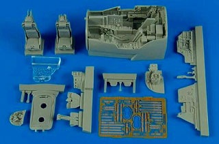 4524 デ・ハビランド シーヴィクセン コクピットセット|飛行機用パーツ|飛行機