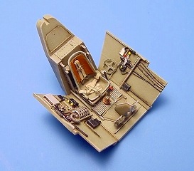 7081 メッサーシュミット Bf109E-3/4 コクピットセット|飛行機用パーツ|飛行機