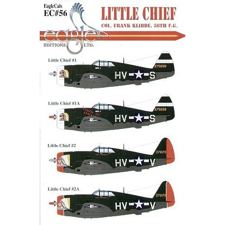 EC48-56 P-47D 56TH F.G LITTLE CHIEF ե å