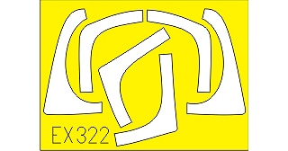 EX322 EF-2000 タイフーン 複座型|飛行機用マスキングシール|飛行機