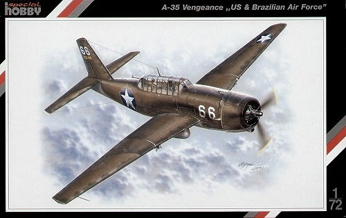 72040 A-35 ベンジャンス USA＆ブラジル|第二次大戦の飛行機モデル|飛行機