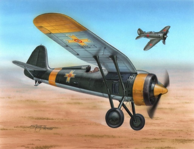 A115 PZL P.11c ルーマニア/ドイツ空軍|第二次大戦の飛行機モデル|飛行機