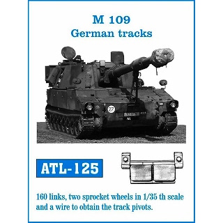 【在庫限り 再入荷予定無し】ATL-125 M109 ドイツ連邦軍仕様|AFV用パーツ|AFV