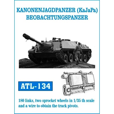 【在庫限り 再入荷予定無し】ATL-134 カノーネンヤークトパンツァー(KaJaPa)|AFV用パーツ|AFV