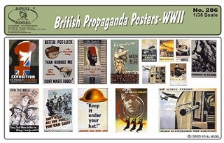 286 イギリス プロパガンダポスター WWII | ロイヤルモデル
