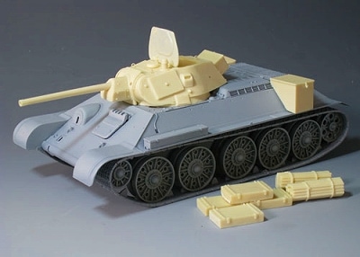 TO-0015 T-34/76(クルスク)砲塔 工具箱付|AFV用パーツ|AFV