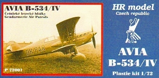 P72001 アヴィア B-534/IV Gendarmerie Air Patrols|第二次大戦の飛行機モデル|飛行機