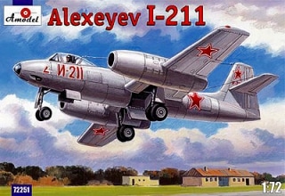 72251 アレクセエフ I-211 試作双発ジェット機|大戦後の飛行機モデル|飛行機