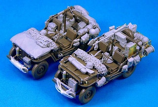 LF1245 ウィリス MB 積荷セット 2台用 BC1306無線機付|AFV用パーツ|AFV