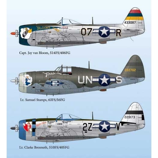 48-024 P-47D サンダーボルト Pt.6|飛行機用デカール|飛行機