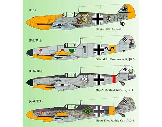 48-033 メッサーシュミット Me109 Pt.5 E-3・F-4/R-1・G-6/R-6・G-6/U