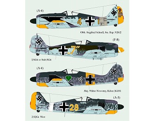 72-022 フォッケウルフ Fw190 Part.2|飛行機用デカール|飛行機