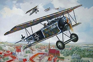 603 WWI ドイツ戦闘機 フォッカー D.VI|第一次大戦以前の飛行機モデル|飛行機