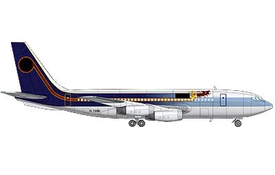 317 ボーイング 720 旅客機|旅客機／民間機|飛行機