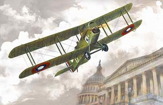 (未使用･未開封品)　ローデン 1/48 デハビランドDH4ディトンホワイト社製爆撃機 048T414 プラモデル p1m72rm 414 デ・ハビランド D.H.4 デイトン・ライト社製 単発複葉爆撃機